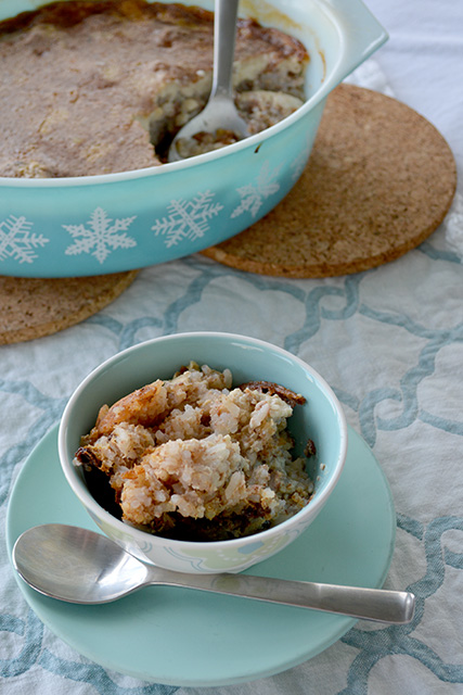 Baked Rice Pudding Using Leftover Rice - I am a Honey Bee