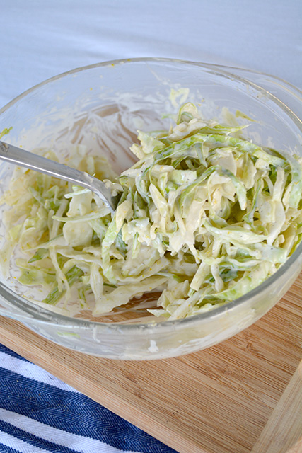Quick and Easy Cabbage Slaw - I am a Honey Bee